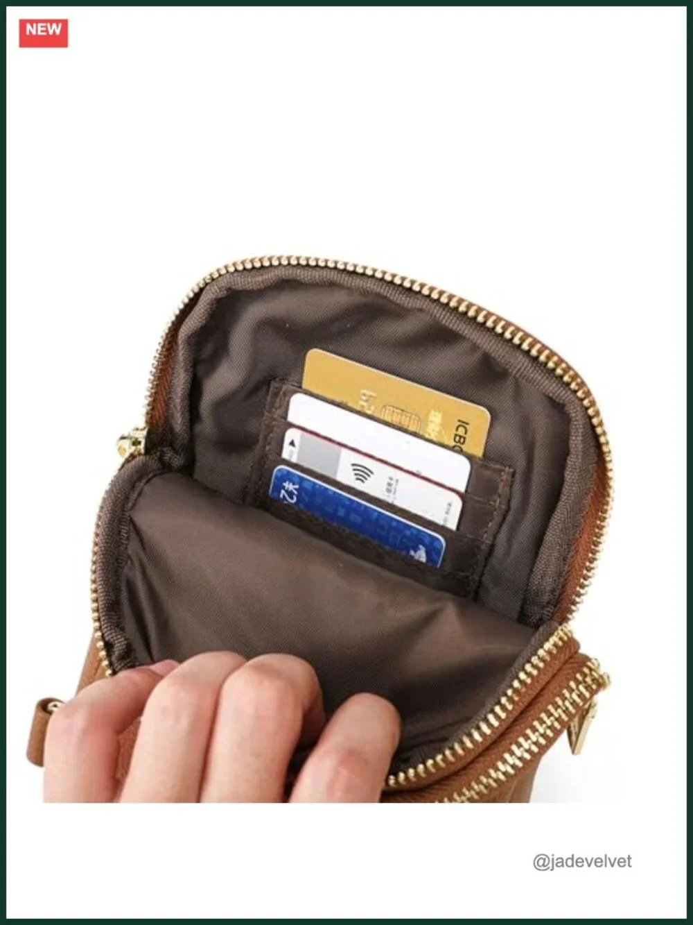 Lightweight Small Crossbody Sling Bag for Women Faux Leather Adjustable Strap